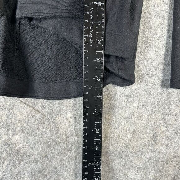 Athleta Cardigan Womens 2XS Pranayama Wrap Open Front Athletisure Black Yoga - Picture 5 of 6